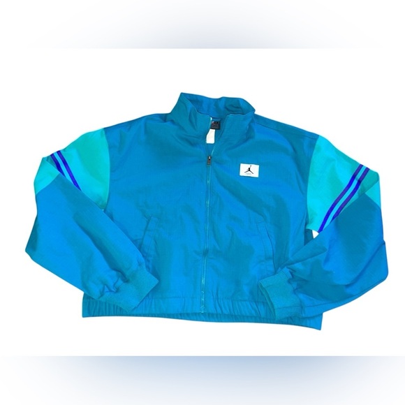 Jordan Flight Woven Jacket bright spruce/new emerald - Picture 4 of 10